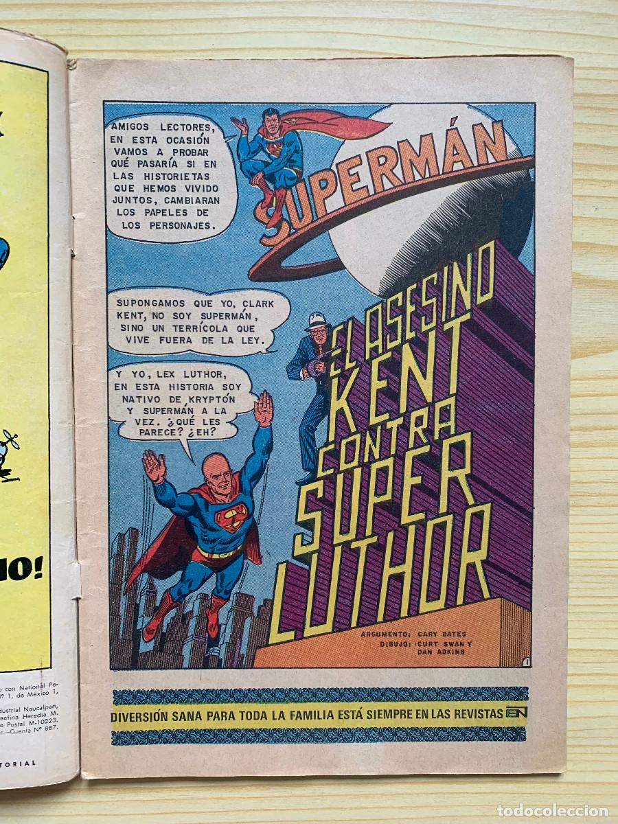 Tebeos: Superman n&ordm; 843 - Buen Estado - Foto 2