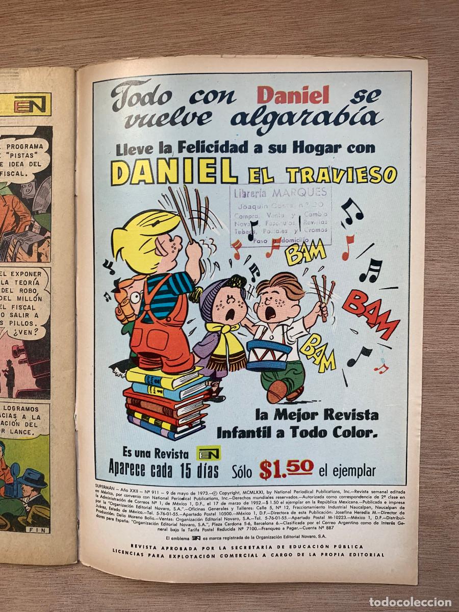 Tebeos: Superman n&ordm; 911 - Excelente Estado R3 - Foto 6