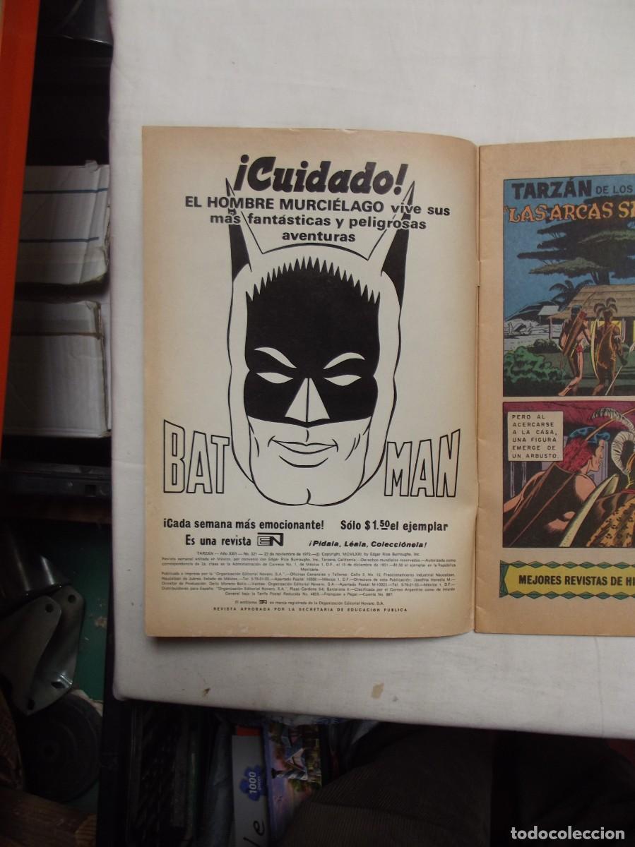 Tebeos: TARZAN DE LOS MONOS N&ordm; 321 EDITORIA NOVARO - Foto 2