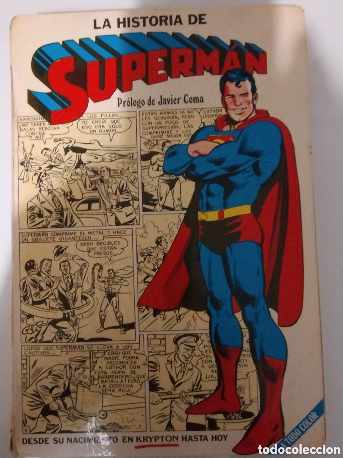 Tebeos: La historia de Superman pr&oacute;logo de Javier coma - Foto 1