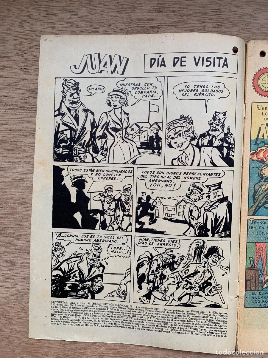 Tebeos: Hechos Heroicos n&ordm; 191 - Editora Sol - Foto 5