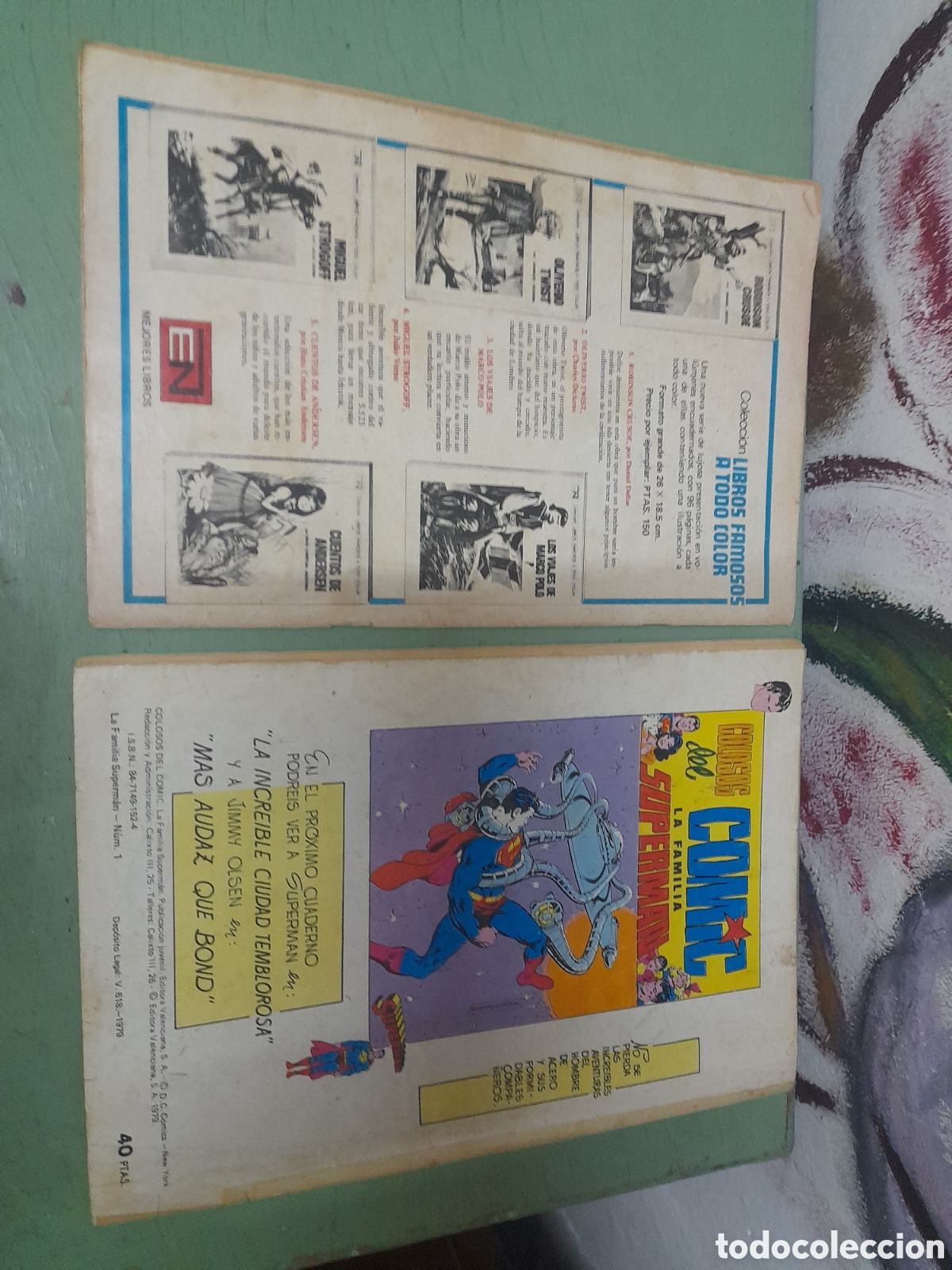 Tebeos: 2 c&ograve;mics Colosos del c&oacute;mic n&uacute;mero 1, y s&uacute;perman n&uacute;mero 996 - Foto 2