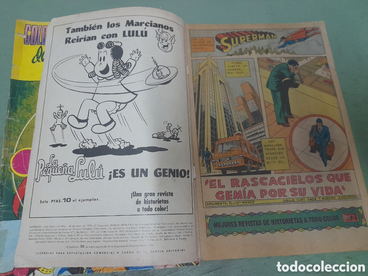 Tebeos: 2 c&ograve;mics Colosos del c&oacute;mic n&uacute;mero 1, y s&uacute;perman n&uacute;mero 996 - Foto 5