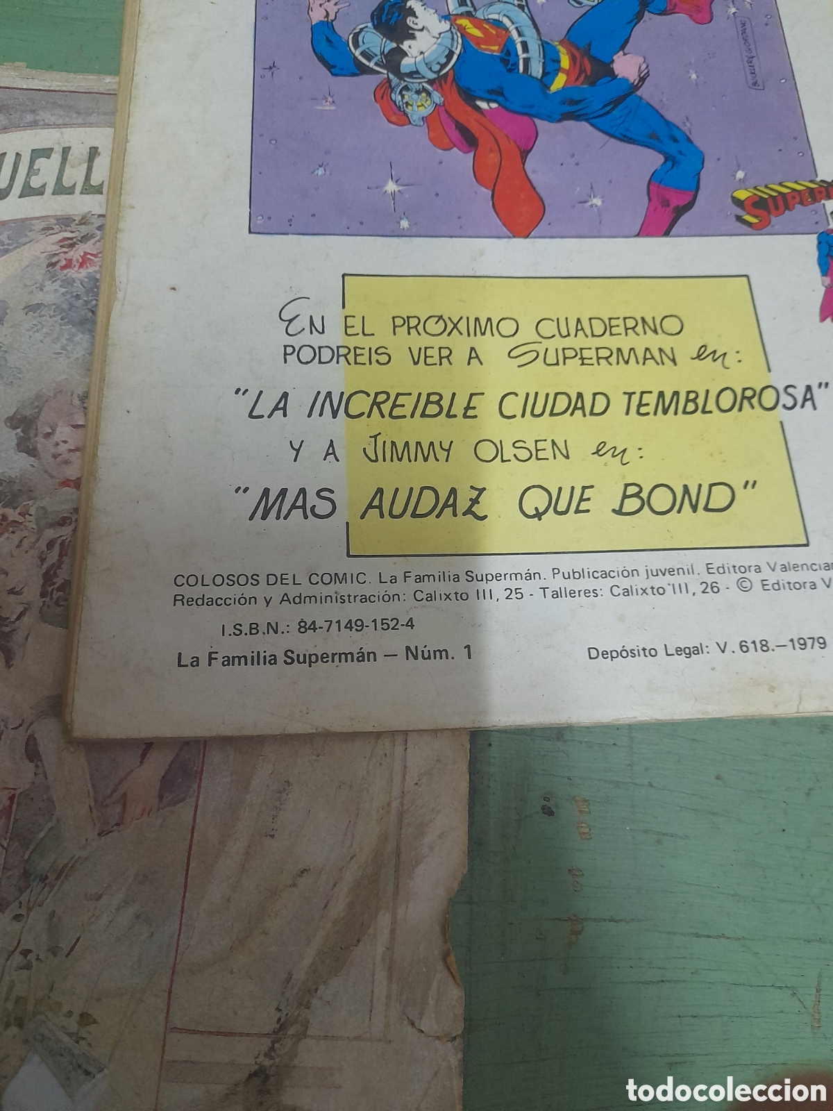 Tebeos: 2 c&ograve;mics Colosos del c&oacute;mic n&uacute;mero 1, y s&uacute;perman n&uacute;mero 996 - Foto 6
