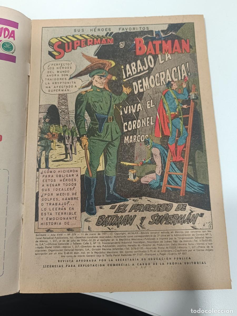Tebeos: BATMAN NUMERO 574 NOVARO - Foto 5
