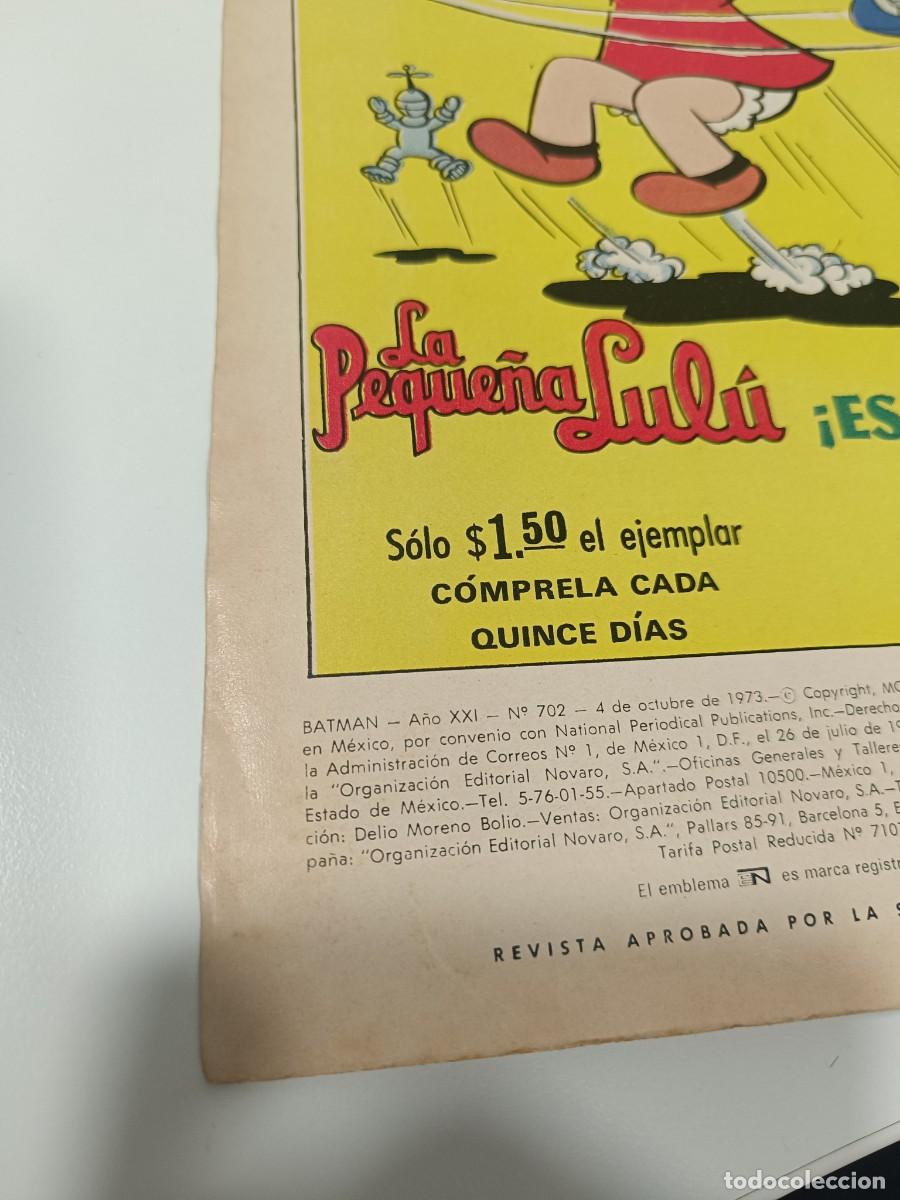Tebeos: BATMAN NUMERO 702 NOVARO - Foto 5
