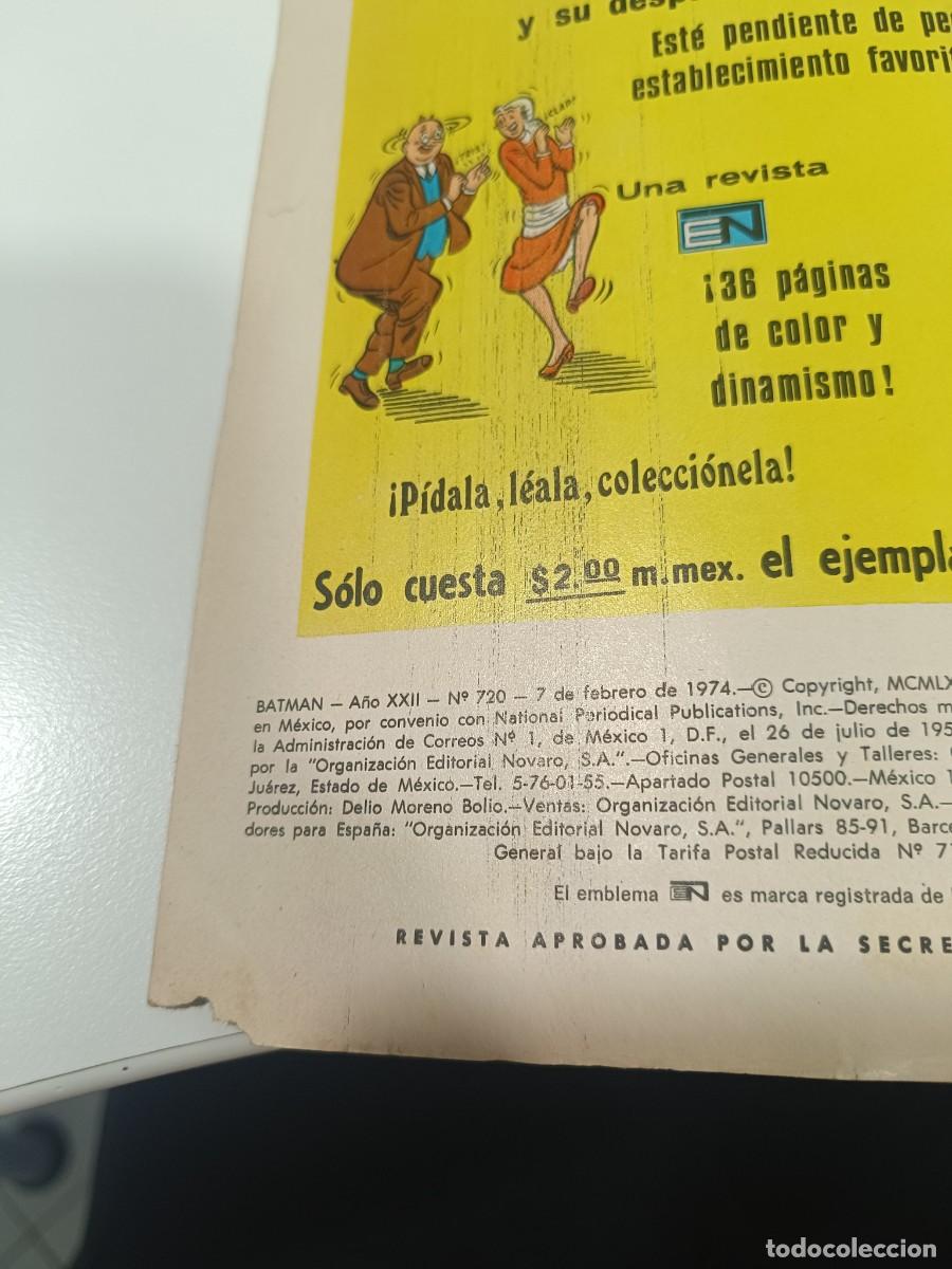Tebeos: BATMAN NUMERO 720 NOVARO - Foto 4