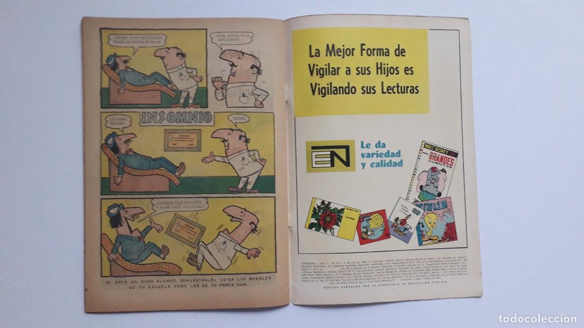 Tebeos: Supercomic n&ordm; 24 (1969) - original editorial Novaro - Foto 5
