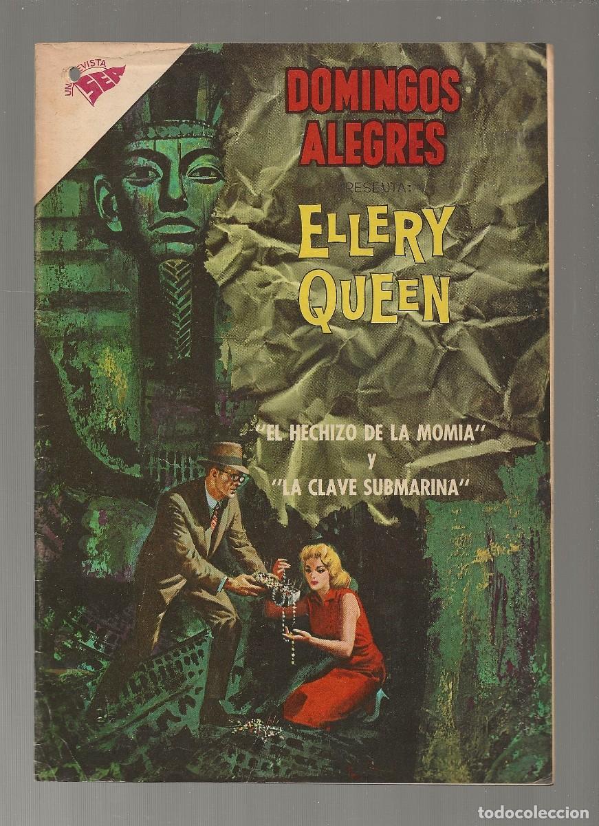 Tebeos: DOMINGOS ALEGRES N&ordm; 428 - ELLERY QUEEN - NOVARO 1962 - Foto 1