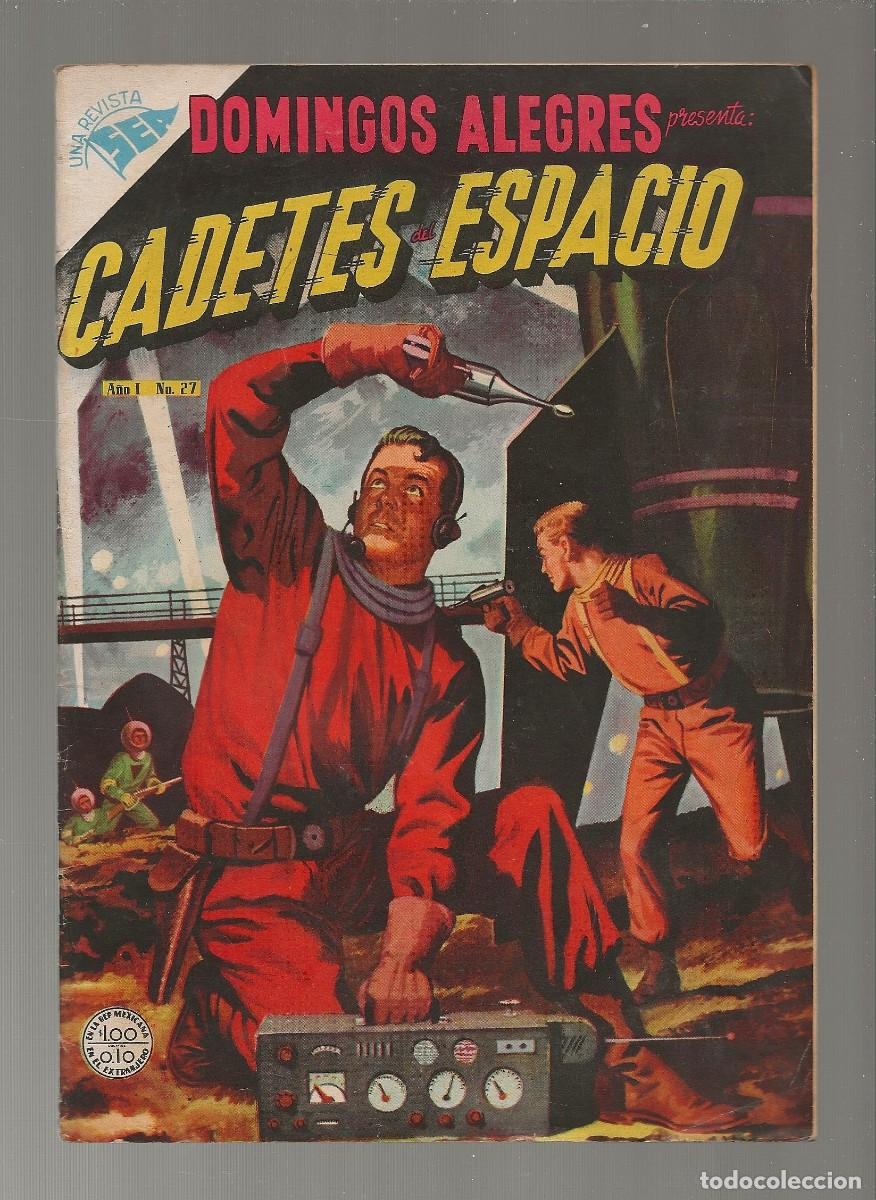 Tebeos: DOMINGOS ALEGRES N&ordm; 27 - CADETES DEL ESPACIO - NOVARO 1954 - Foto 1