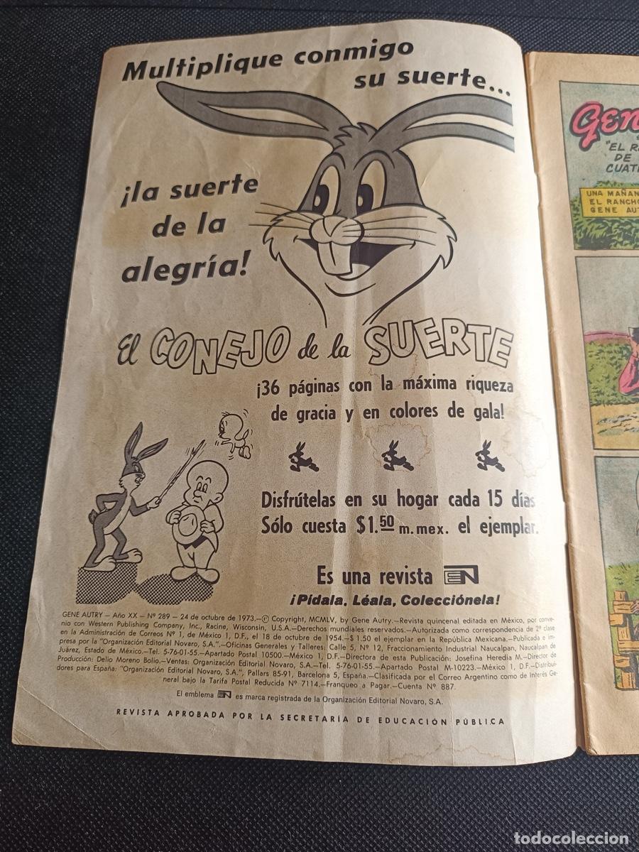 Tebeos: GENE AUTRY NUMERO 289 NOVARO - Foto 11