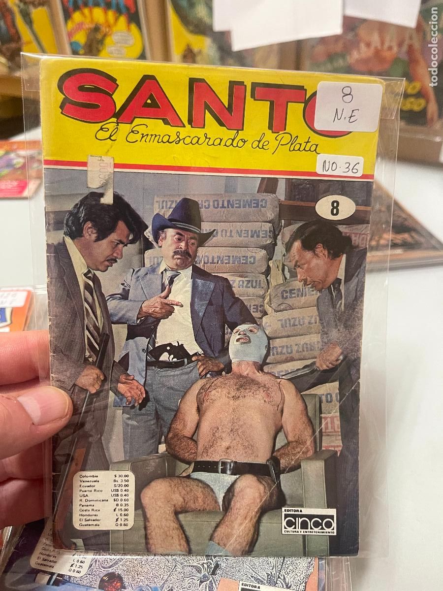 BDs: EL SANTO ENMASCARADO DE PLATA EDITADA EN MEXICO NUMERO 8 NORMAL ESTADO