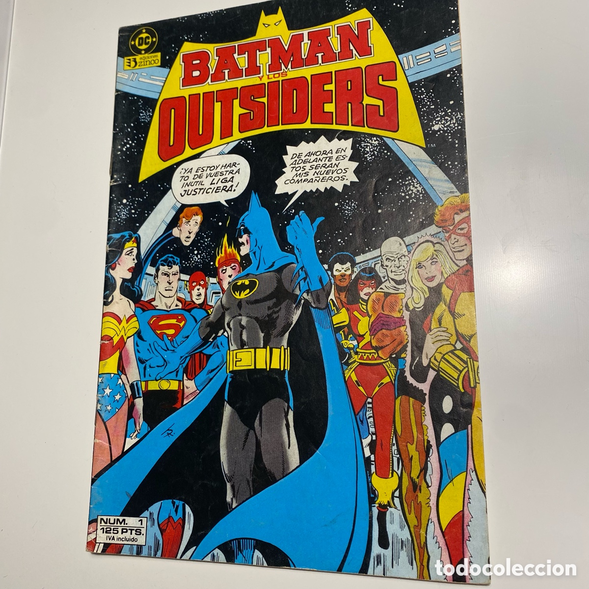 Tebeos: Batman y los outsiders #1 / #3 / #4 / #8 (80s) - Foto 2