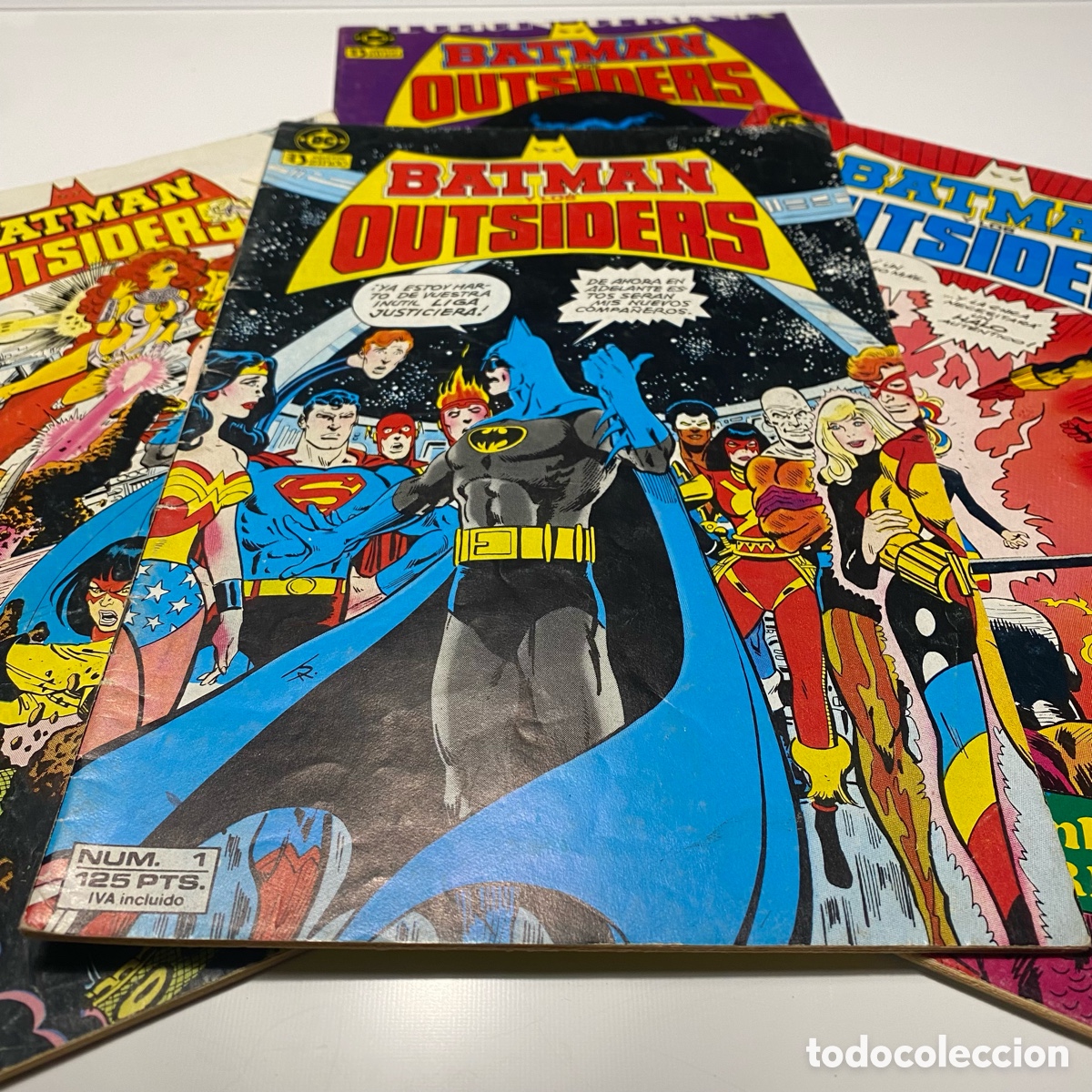 Tebeos: Batman y los outsiders #1 / #3 / #4 / #8 (80s) - Foto 1