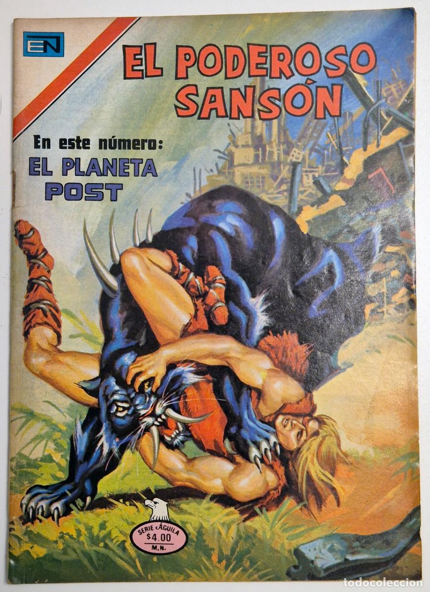 Tebeos: El poderoso Sans&oacute;n. En el planeta Post. Editorial Novaro. Peque&ntilde;o formato - Foto 1