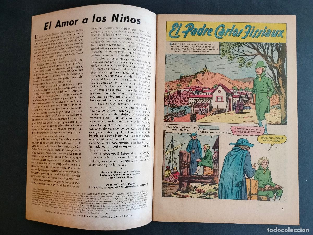 Tebeos: VIDAS EJEMPLARES N&ordm; 258 EDITORIAL NOVARO COMO NUEVO!!! - Foto 2