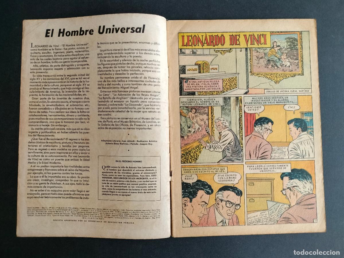 Tebeos: VIDAS ILUSTRES N&ordm; 53 EDITORIAL NOVARO - Foto 2