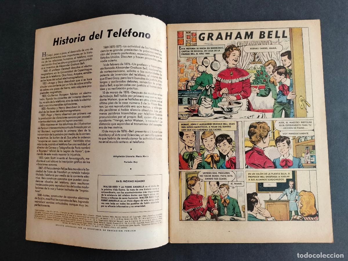 Tebeos: VIDAS ILUSTRES N&ordm; 75 EDITORIAL NOVARO COMO NUEVO!!! - Foto 2