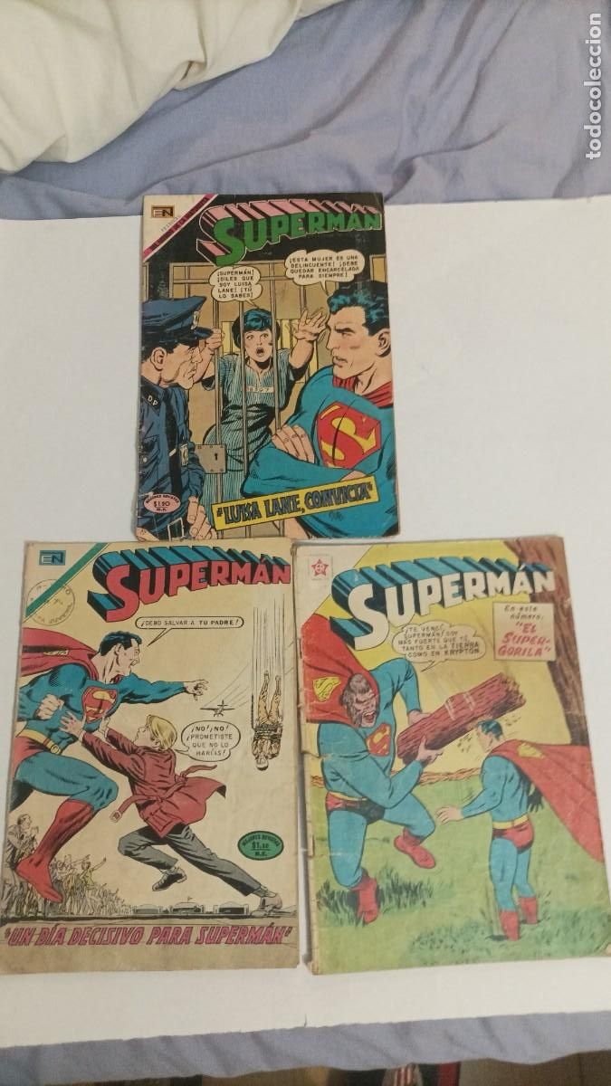Tebeos: Superman n&uacute;m 199, 727 y 842 - Foto 1