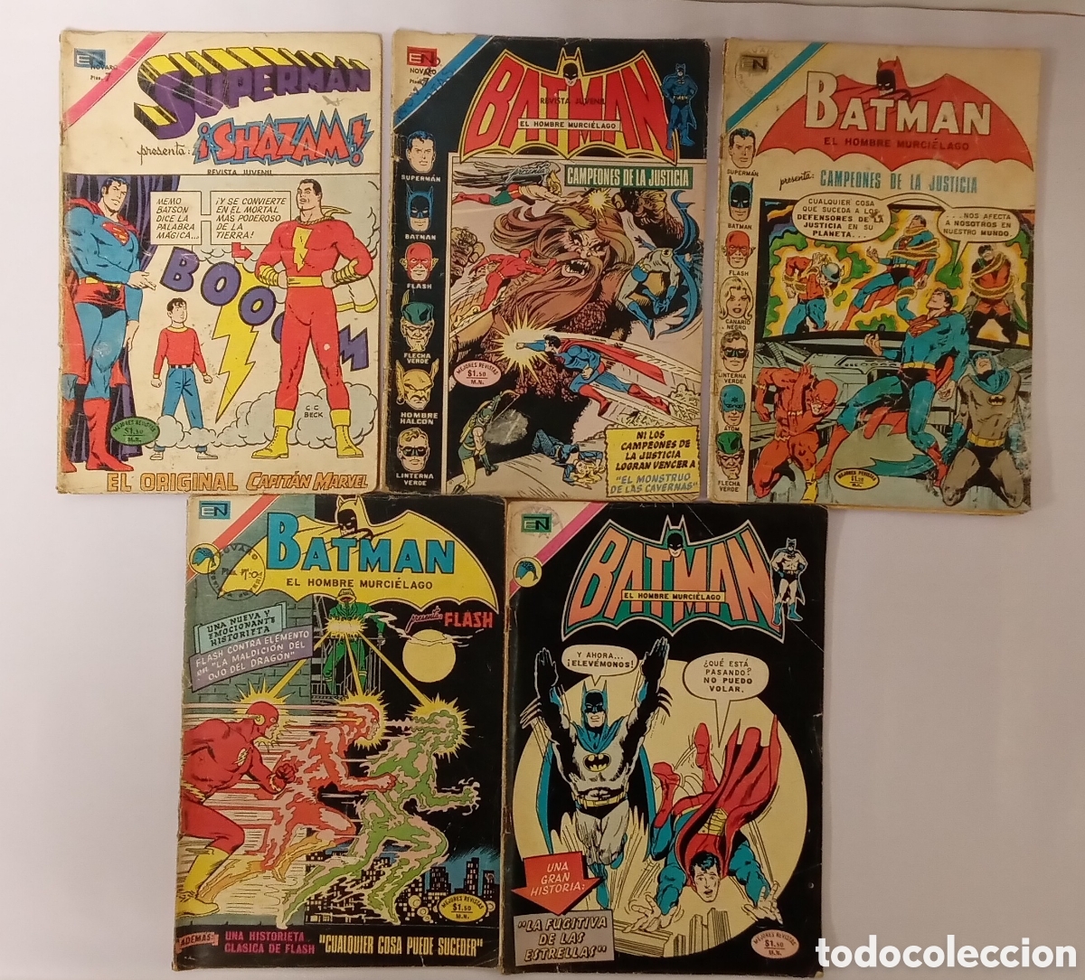 Tebeos: Lote 5 comic DC Novaro a&ntilde;os 70 - Foto 1