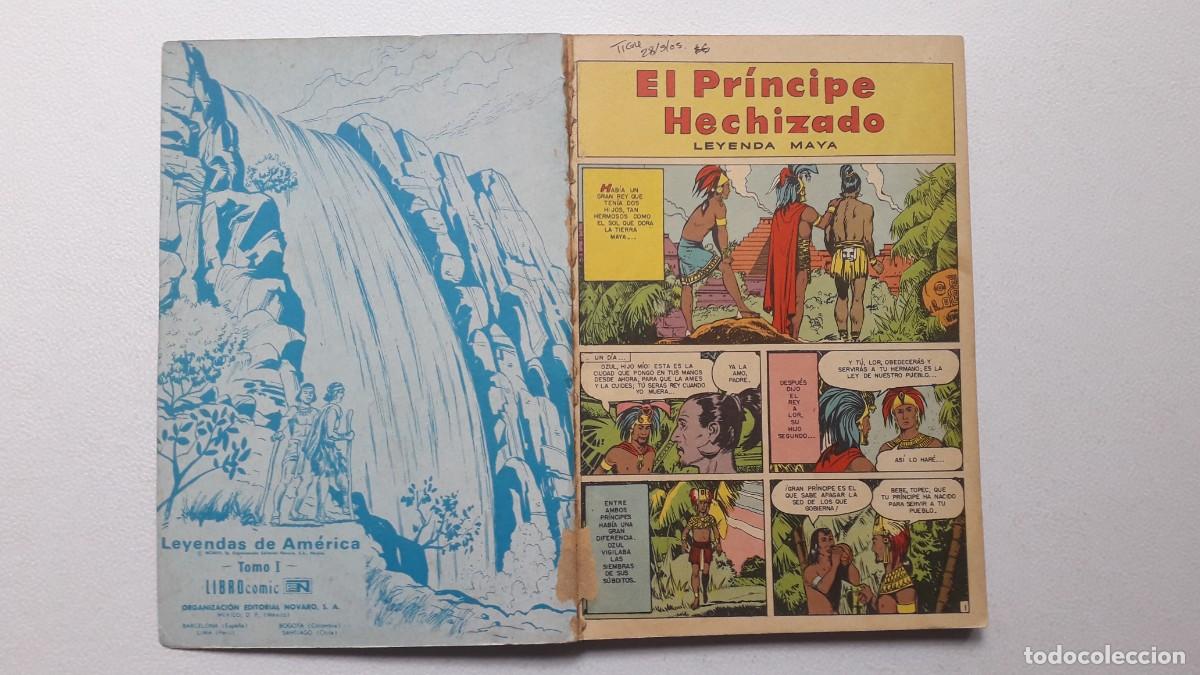 Tebeos: Libro comic Leyendas de Am&eacute;rica - original editorial Novaro - Foto 2