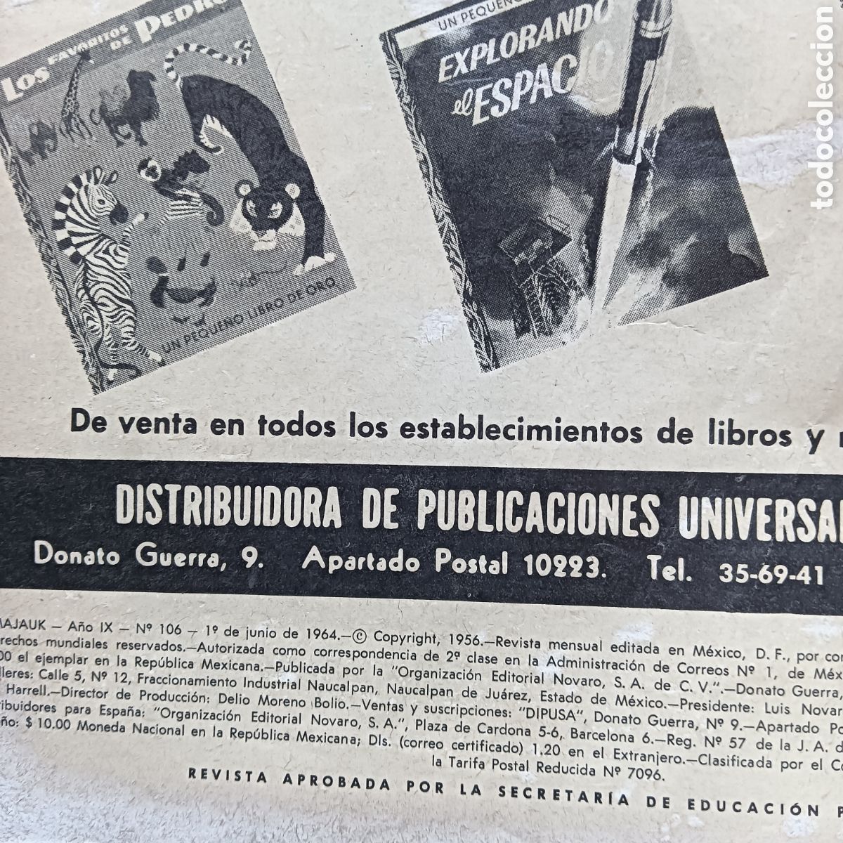 Tebeos: TOMAJAUK NUM 106EDI. NOVARO 1964 - Foto 3