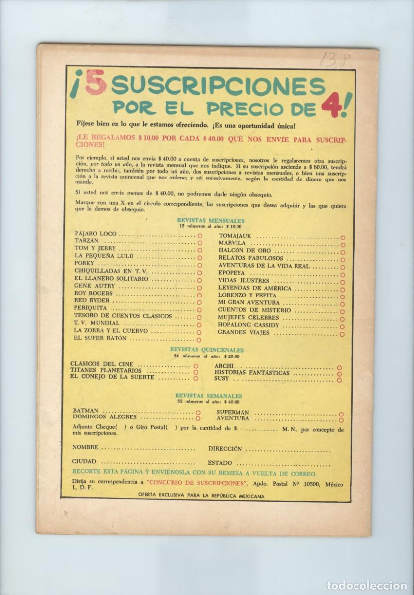 Tebeos: Novaro. Roy Rogers. 138 - Foto 2