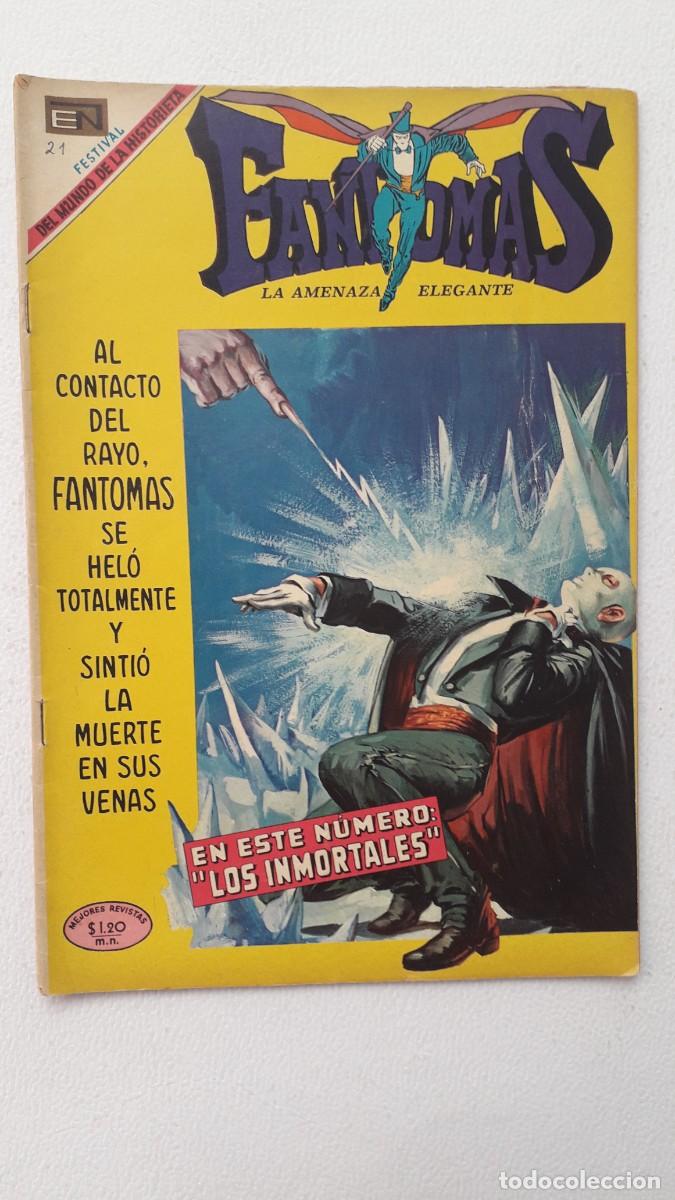 Tebeos: Fantomas n&deg; 21 (1969) - original editorial Novaro - Foto 1