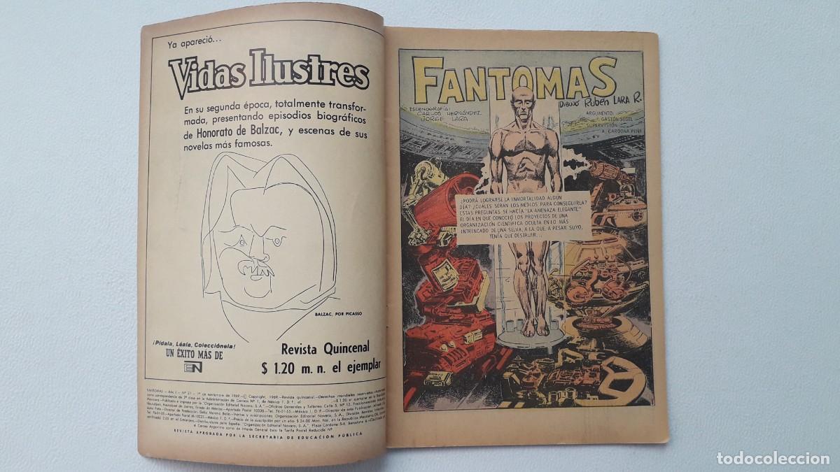 Tebeos: Fantomas n&deg; 21 (1969) - original editorial Novaro - Foto 2