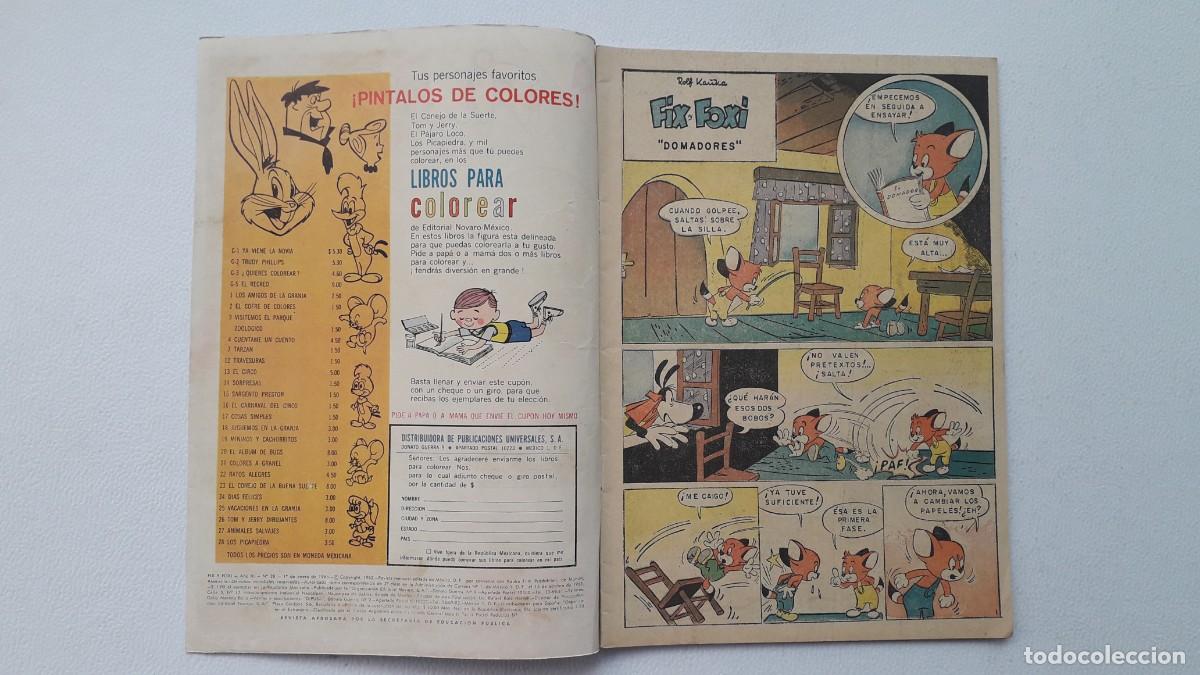 Tebeos: Fix y Foxi n&deg; 28 (1966) - original editorial Novaro - Foto 2