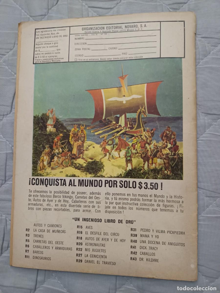 Tebeos: VIDA ILUSTRES NUMERO 139 NOVARO - Foto 2