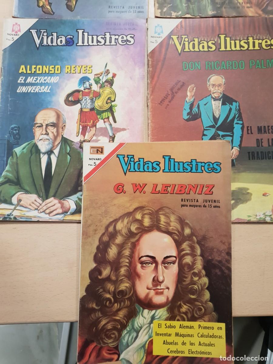 Tebeos: Vidas ilustres novaro 7 ejemplares - Foto 3