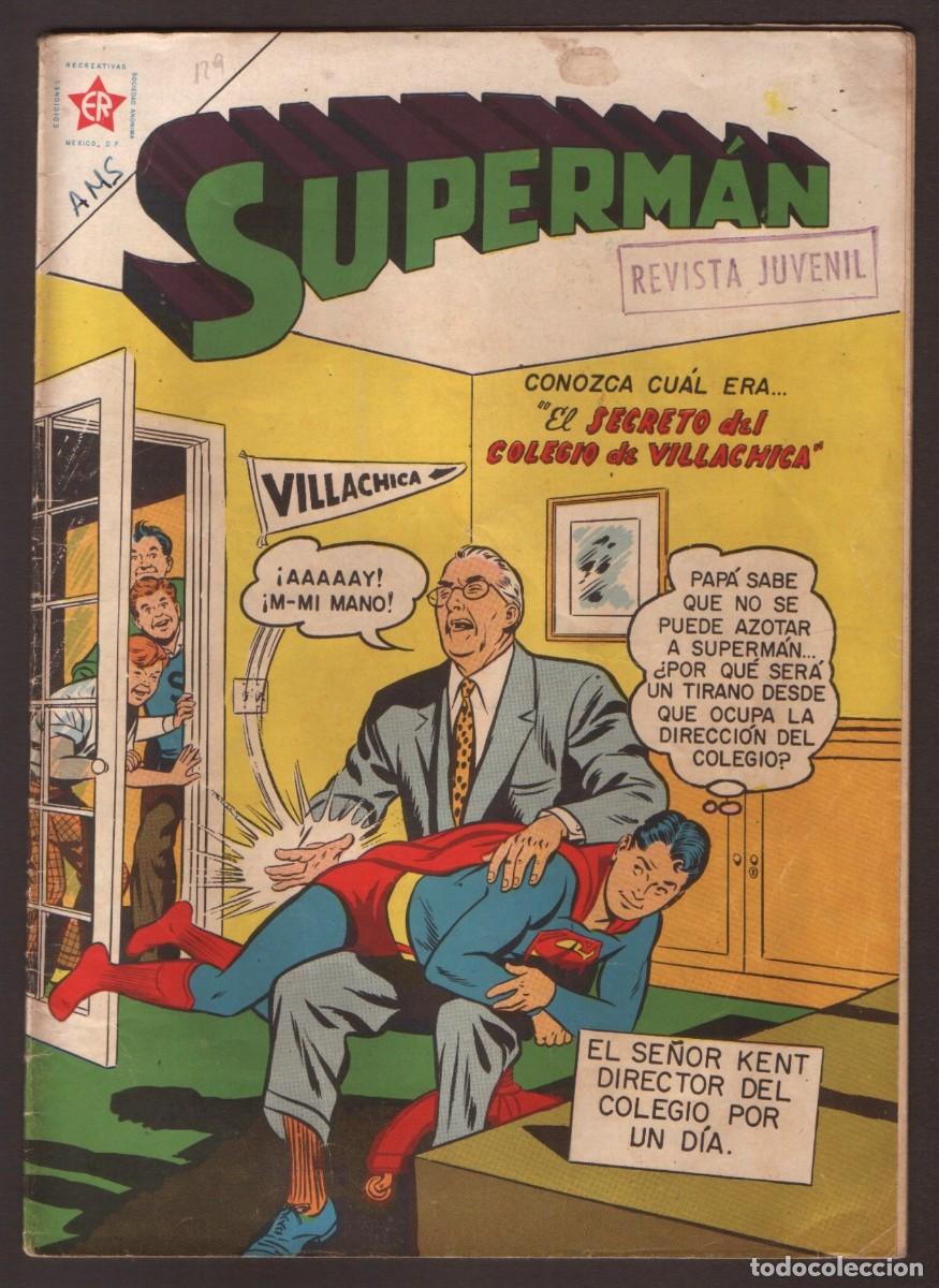 Tebeos: SUPERMAN 129, editorial NOVARO 1958 - Foto 1