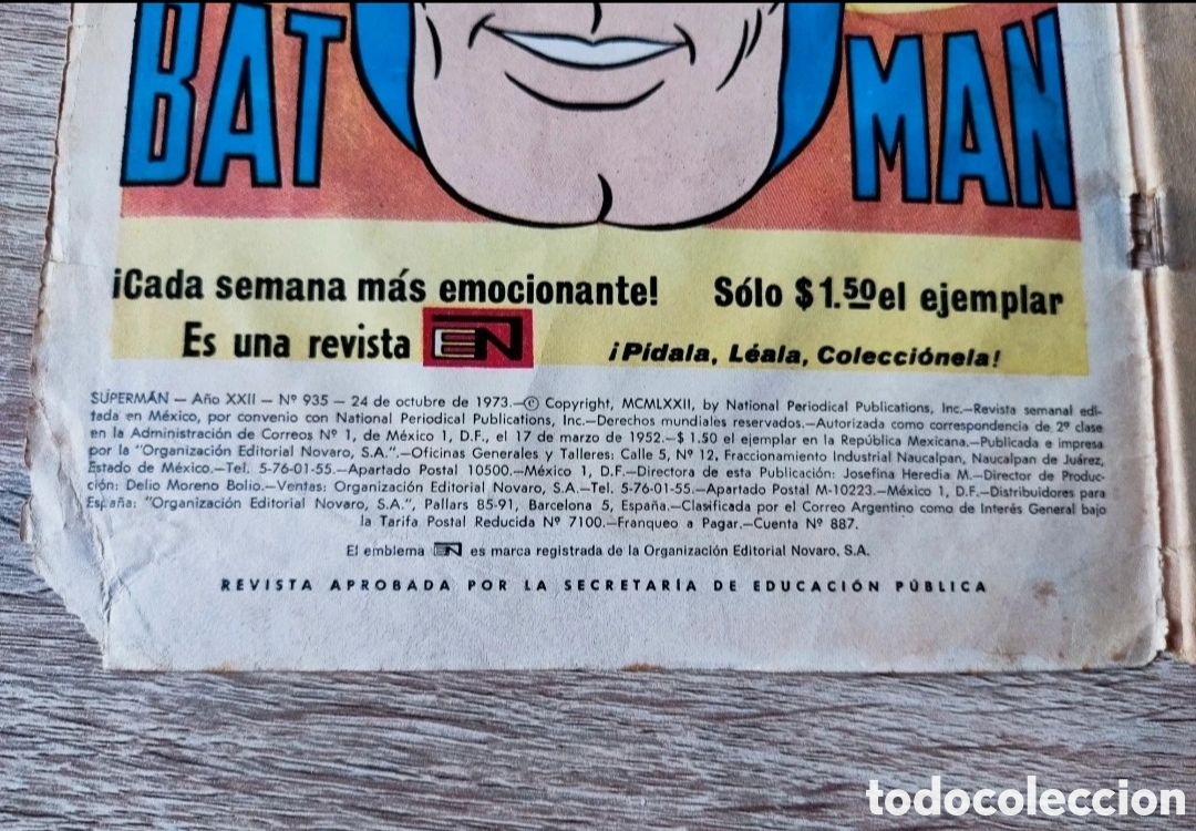 Tebeos: Superman editorial Novaro 935 - Foto 2