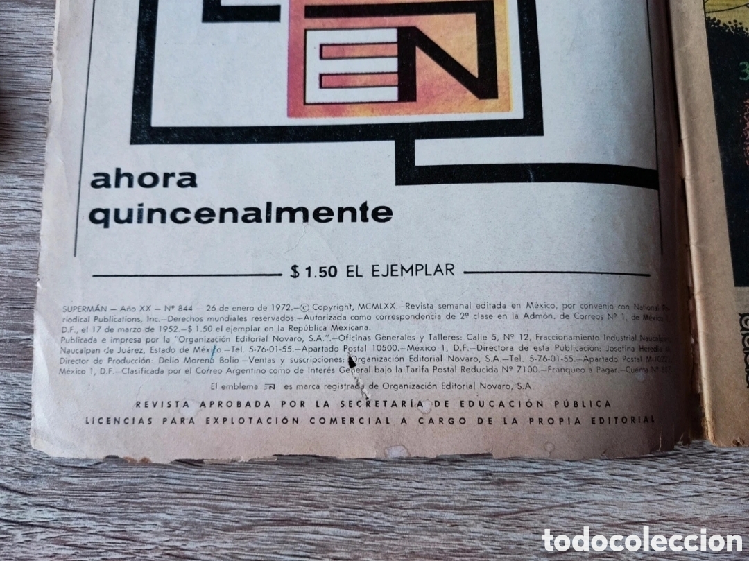 Tebeos: Superman editorial Novaro 844 - Foto 2