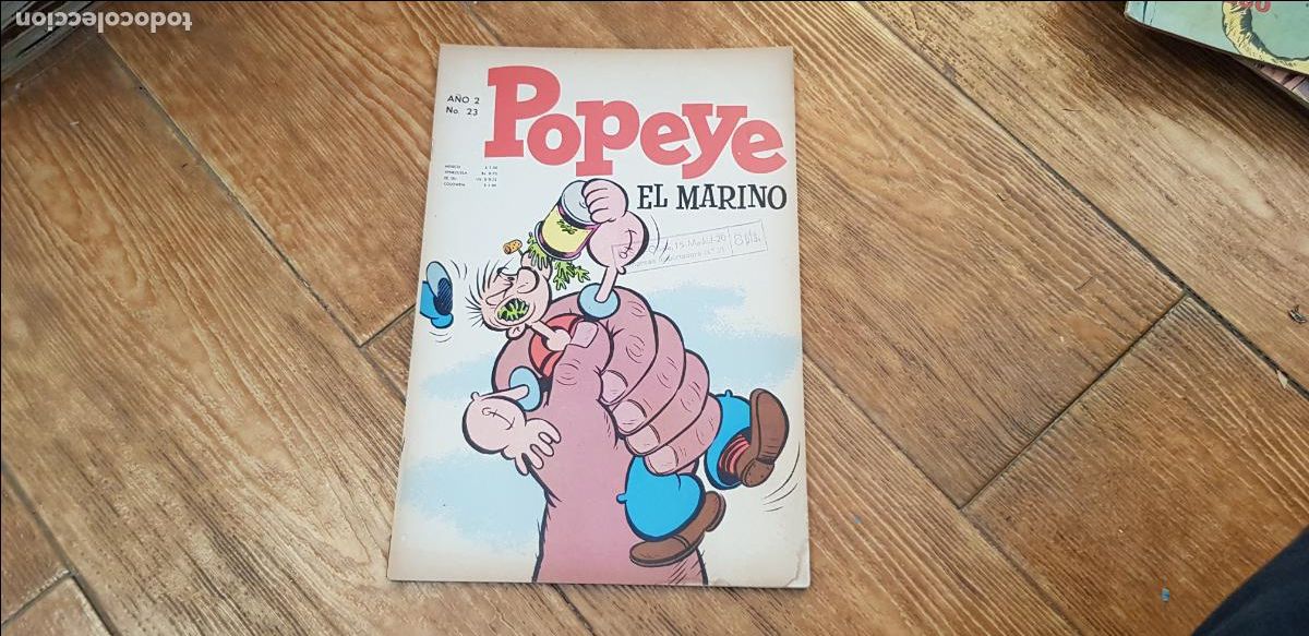 Tebeos: POPEYE EL MARINO N &ordm; 23 1969 - Foto 1