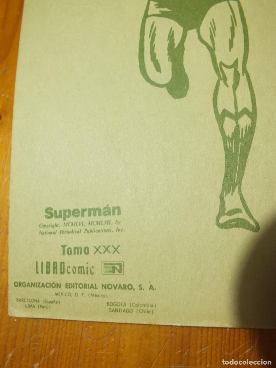 Tebeos: SUPERMAN TOMO XXX 30 LIBRO COMIC NOVARO LIBROCOMIC - Foto 3