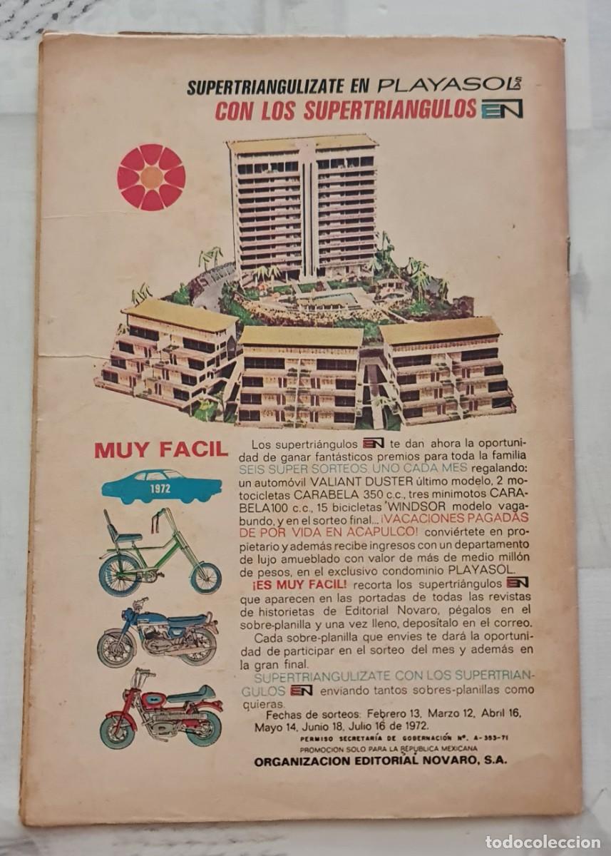 Tebeos: SUPERMAN n&ordm; 858. Editorial Novaro 1972 - Foto 2