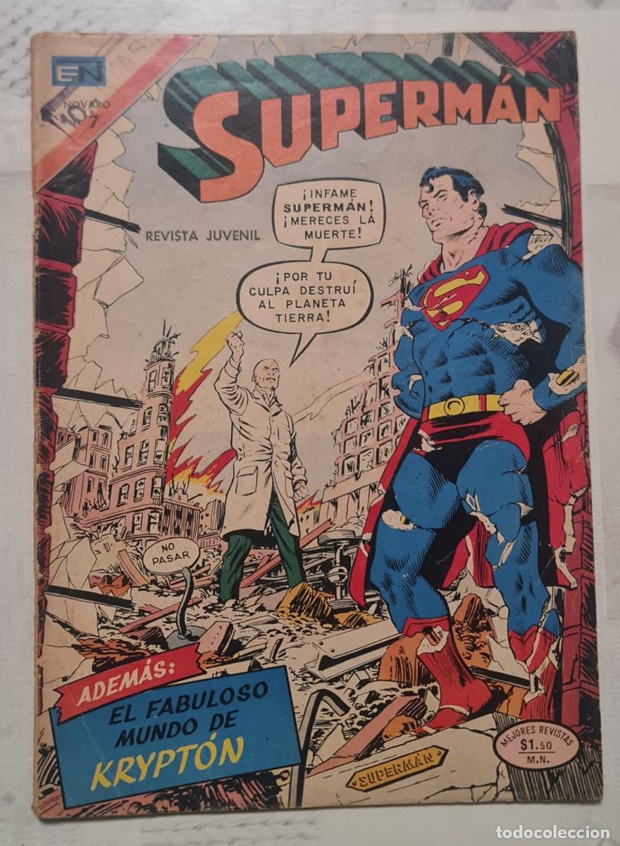 Tebeos: SUPERMAN n&ordm; 937. Editorial Novaro 1973 - Foto 1