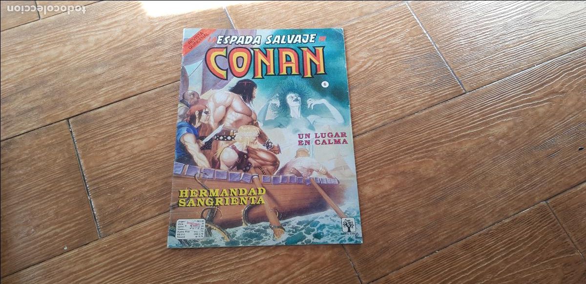 Tebeos: LA ESPADA SALVAJE DE CONAN N&ordm; 6 EDITORIAL ABRIL - Foto 1