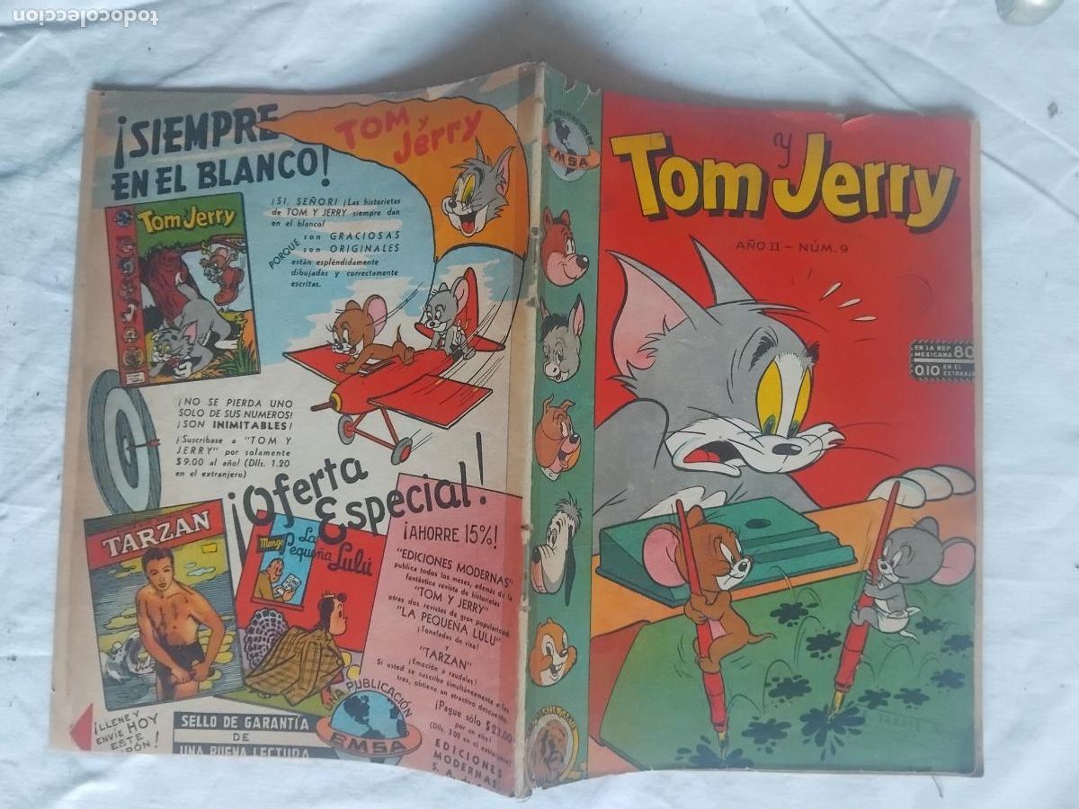 Tebeos: TOM Y JERRY N&ordm; 9 NOVARO 1952. - Foto 1