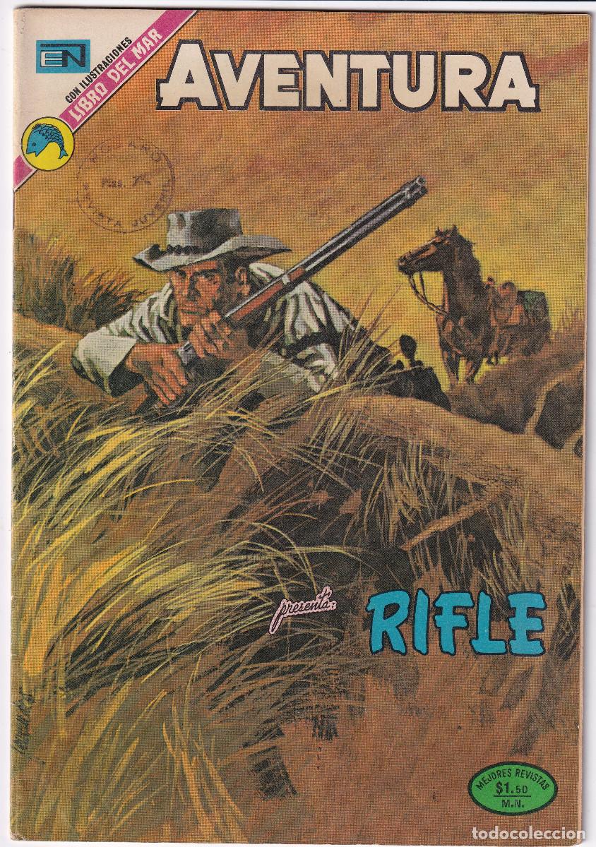 Tebeos: COMIC.- AVENTURA. Rifle. Edit. Novaro. - Foto 1