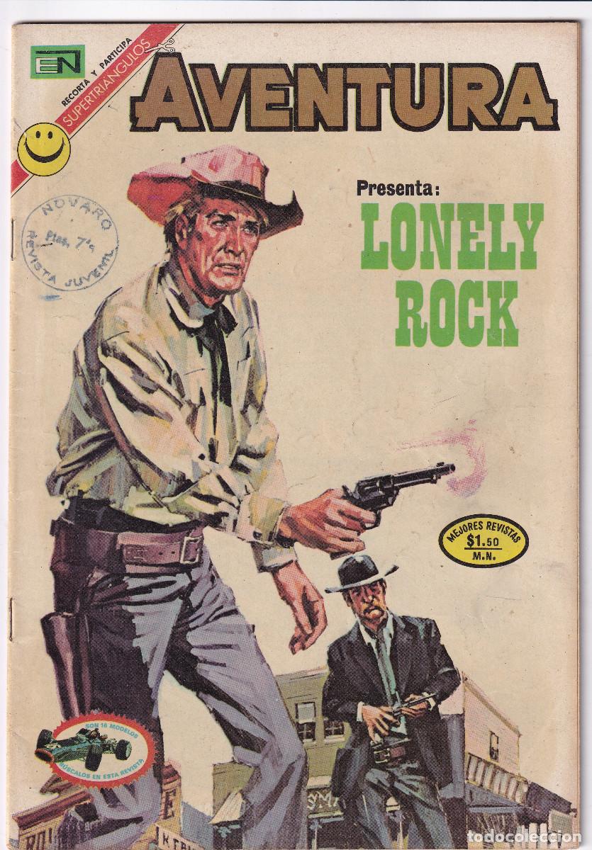 Tebeos: COMIC.- AVENTURA. Presenta Lonely Rock. Edit. Novaro. - Foto 1