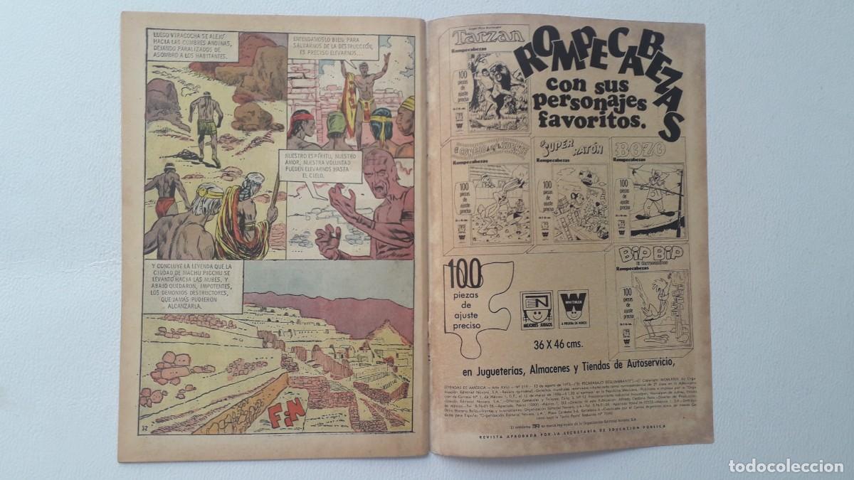 Tebeos: Leyendas de Am&eacute;rica n&deg; 219 (1973) - original editorial Novaro - Foto 3