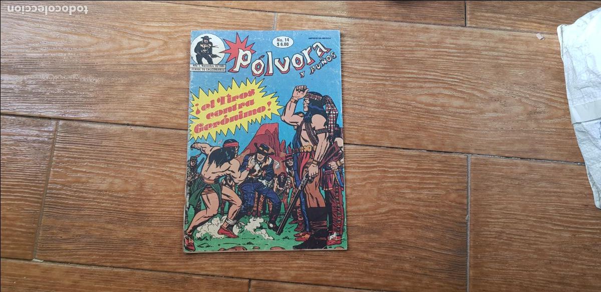 Tebeos: POLVORA Y PU&Ntilde;OS N&ordm; 14 MEXICO - Foto 1