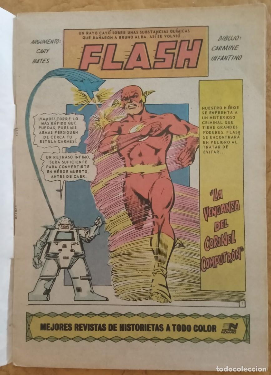 Tebeos: Batman 1234 (1984 Novaro) Flash 310 - Foto 2