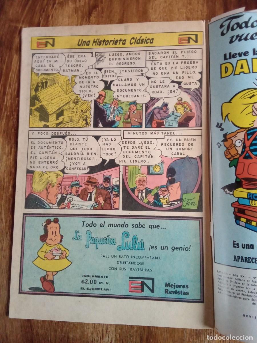 Tebeos: Batman 756 editorial Novaro - Foto 6