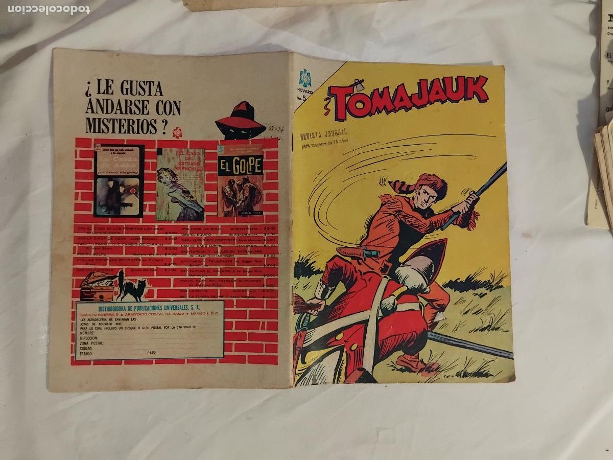 Tebeos: TOMAJAUK N&ordm; 22. NOVARO. 1966. - Foto 1