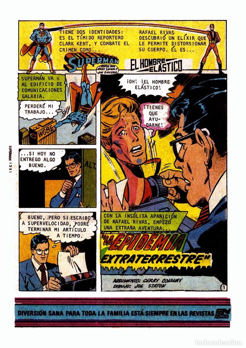 Tebeos: Superman 1351 (1982 Novaro) DC Comics presents 21 - Foto 2
