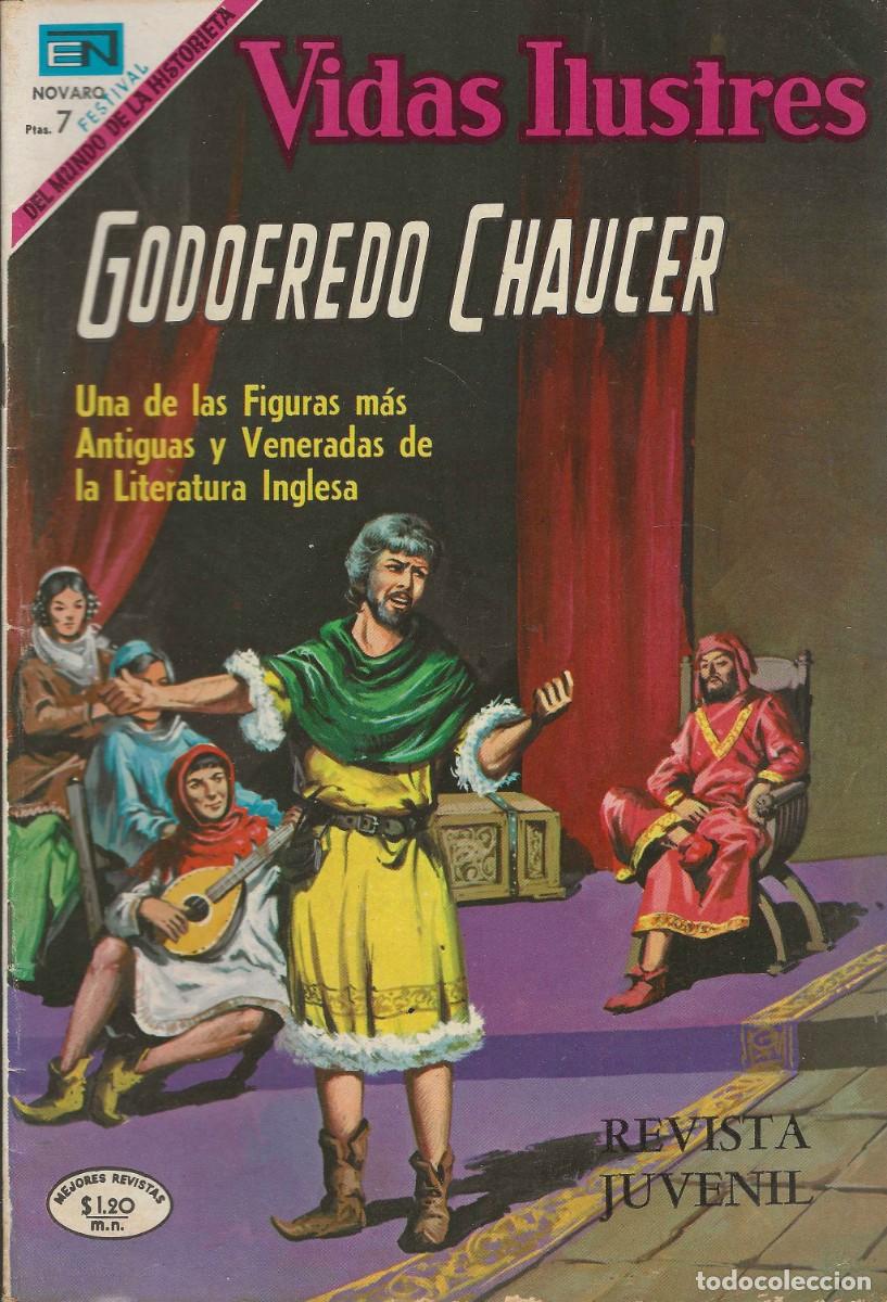 Tebeos: NOVARO -- VIDAS ILUSTRES -- GODOFREDO CHAUCER - Foto 1